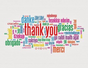 Many ways to say thank you!